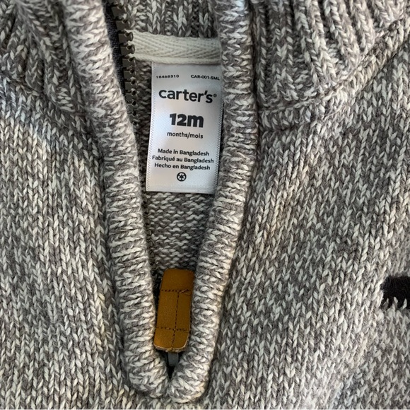 Carters Half Zip Pullover soft knit Sweater - Picture 2 of 4